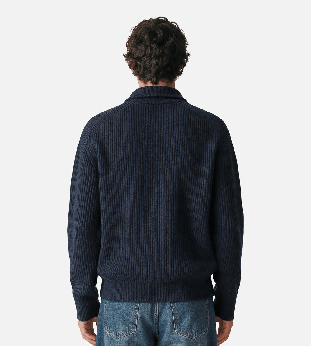 New Amsterdam Surf Association Knitted Half Zip Night