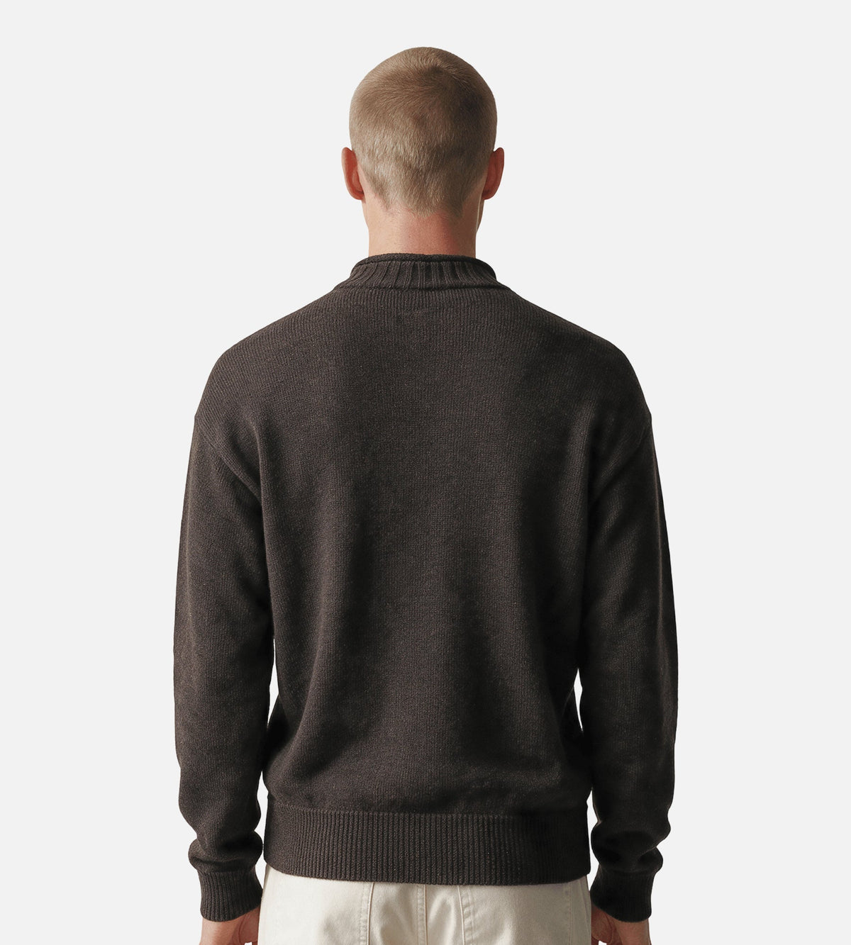 Norse Projects Sagvatnet Wool Roll Neck Sweater Delicioso Brown