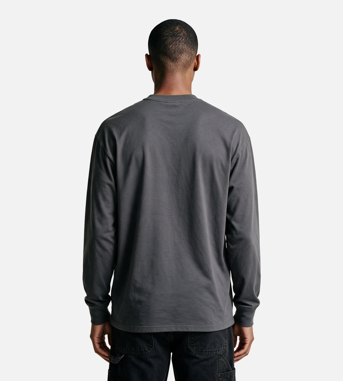 Carhartt WIP American Script Longsleeve Graphite