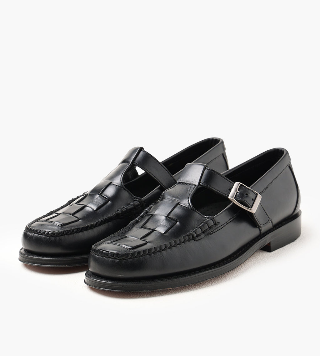 G.H. Bass Weejun Heritage Fisherman Black Lthr