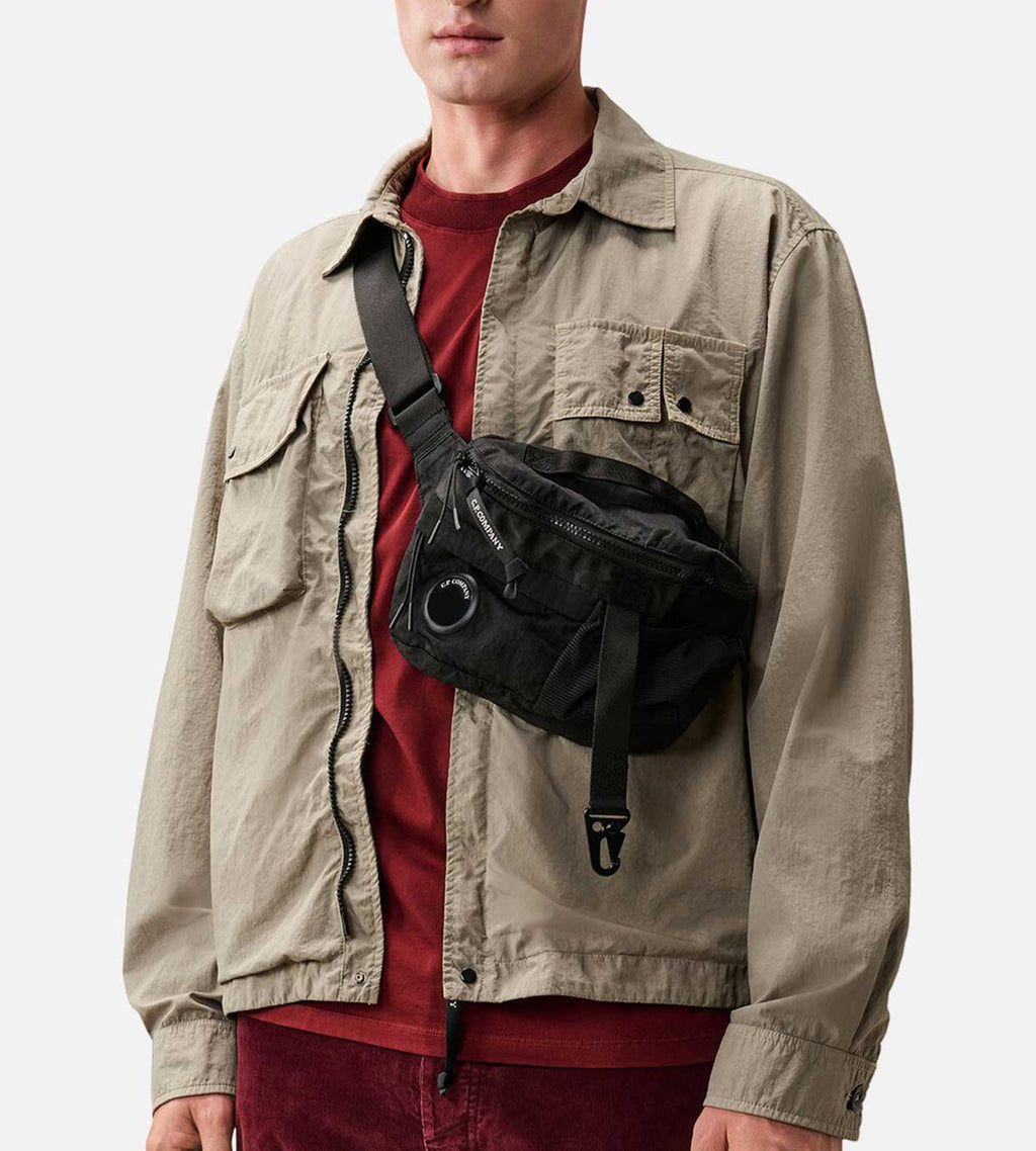 C.P. Company Nylon B Lens Mini Waist Bag Black
