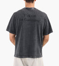 Bram's Fruit “F*ck Off” T-Shirt Distressed Washed Charcoal
