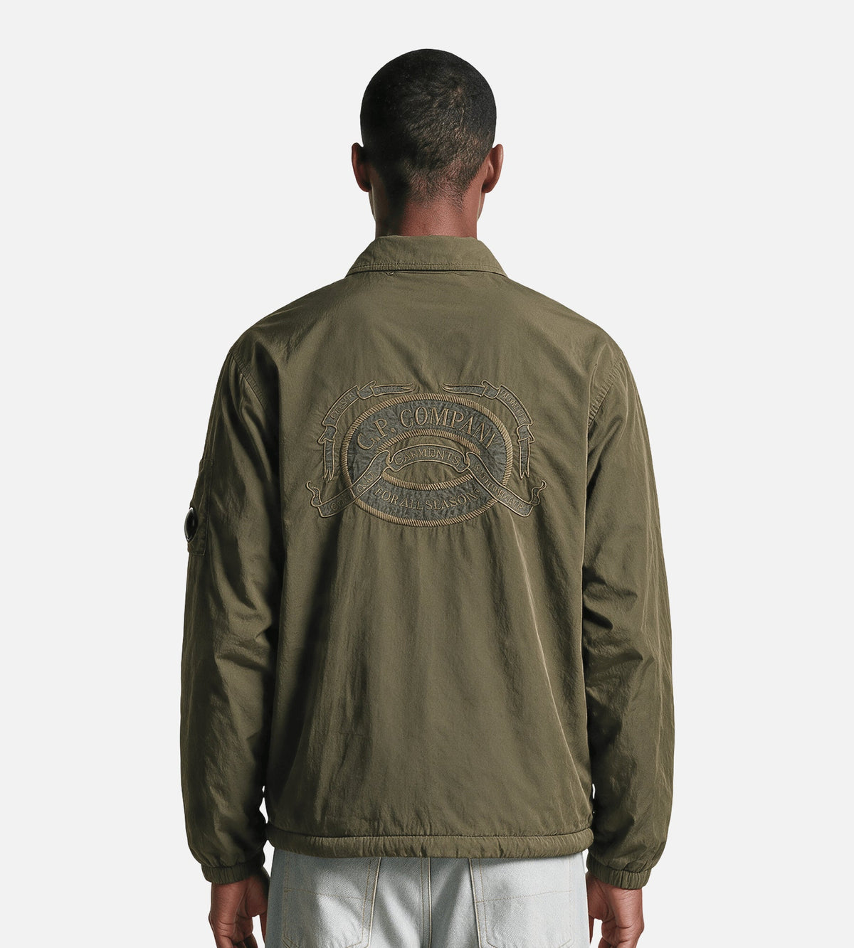 C.P. Company Heavy Chrome-R Coach Lens Jacket Ivy Green