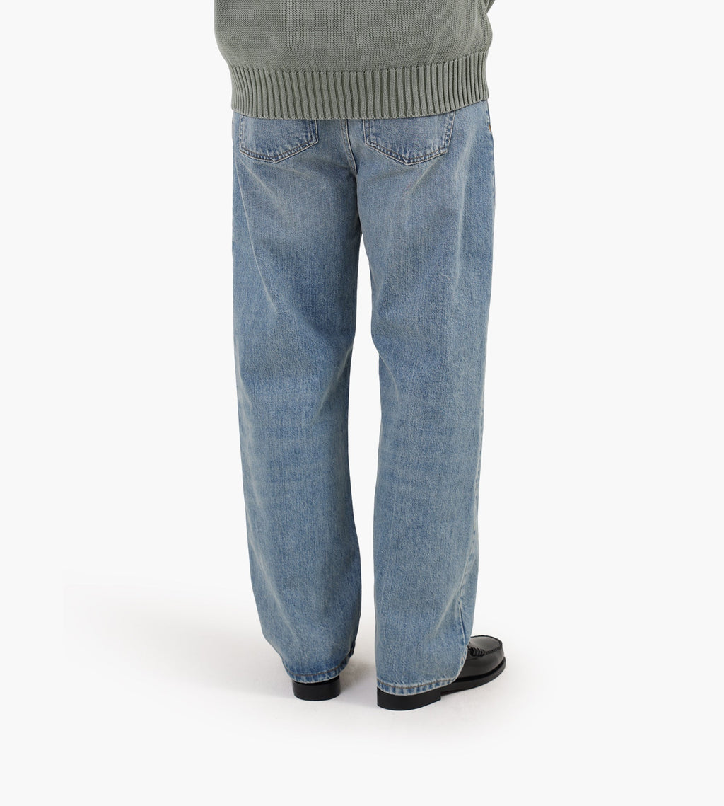 Corridor 5 Pocket Jeans Bleach Wash Indigo