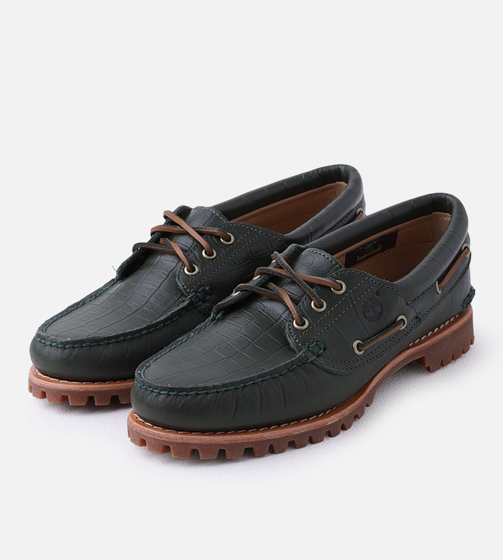 Timberland Auth Boat Shoe W Dark Green Full Grain Dark Green