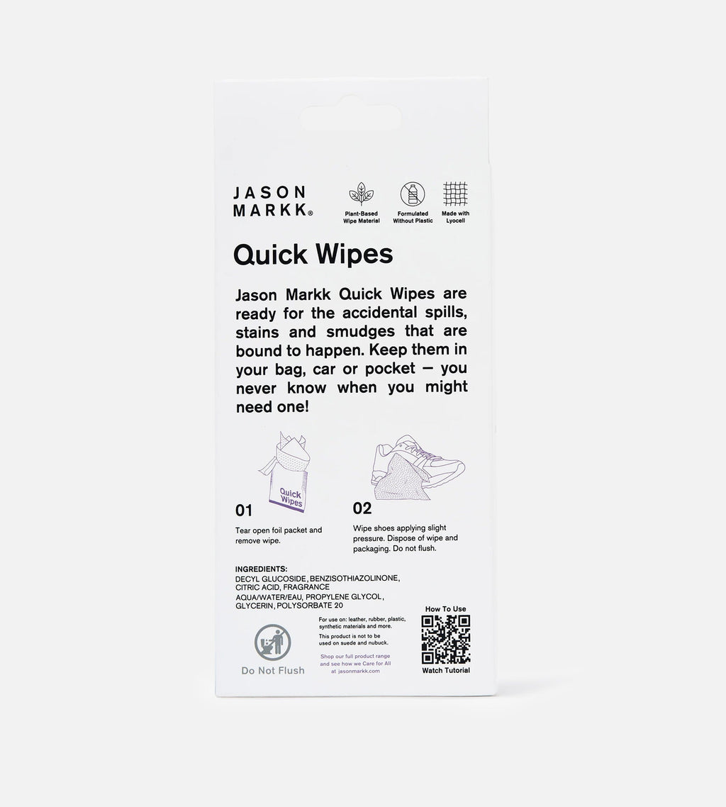 Jason Markk Quick Wipes Pack Of 12