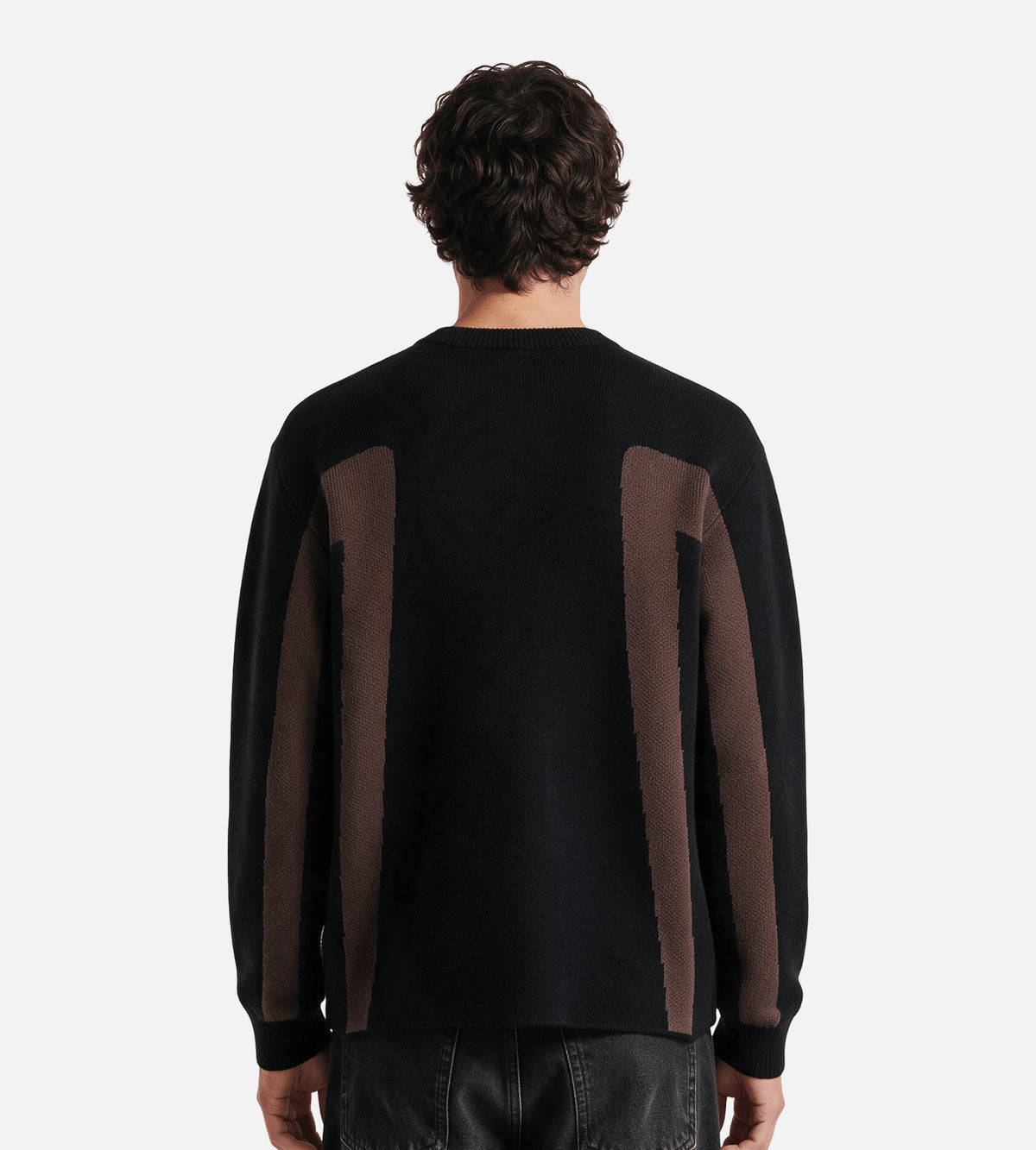 Obey Brann Sweater Digital Black Multi
