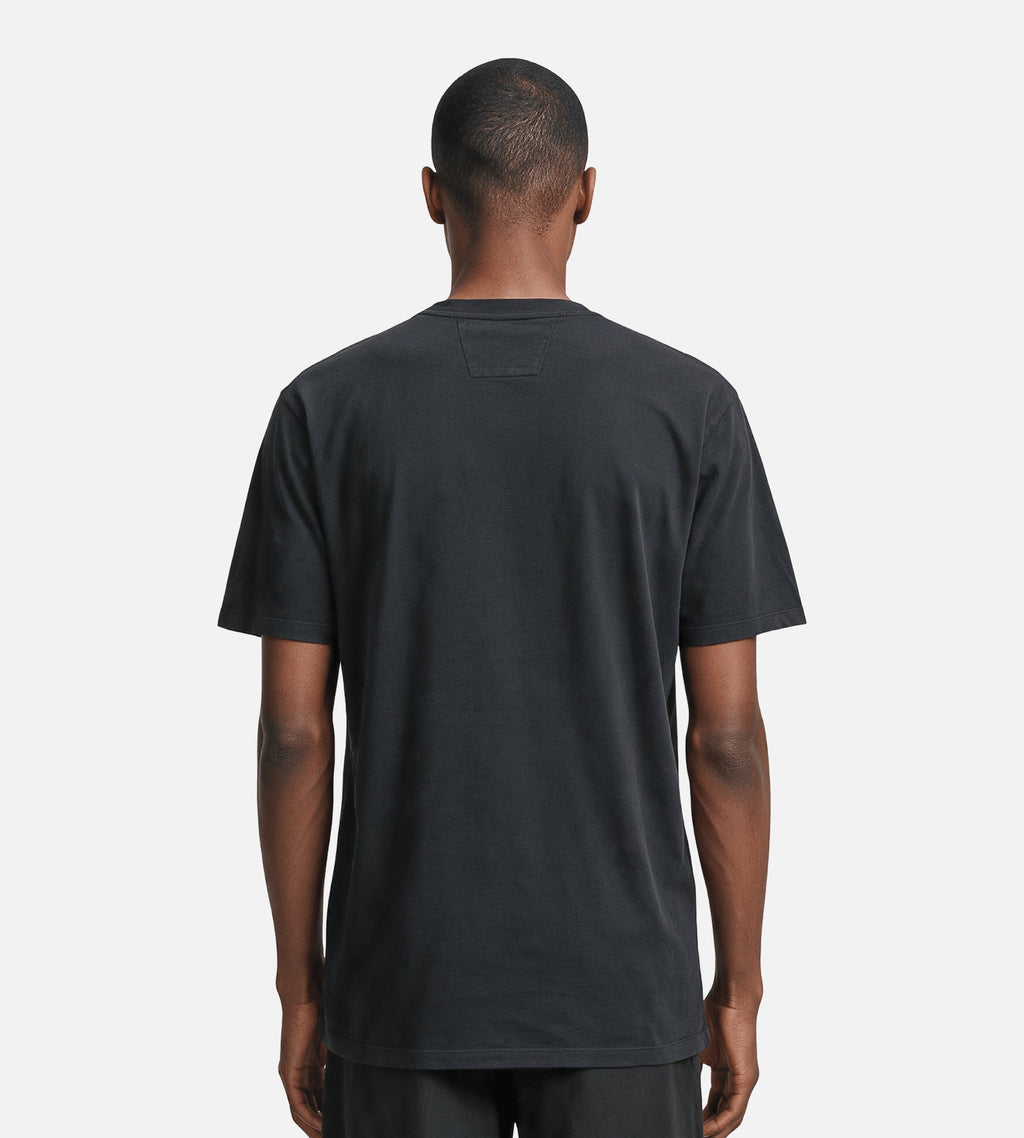 C.P. Company 30/1 Jersey Vertical Logo T-Shirt Raven