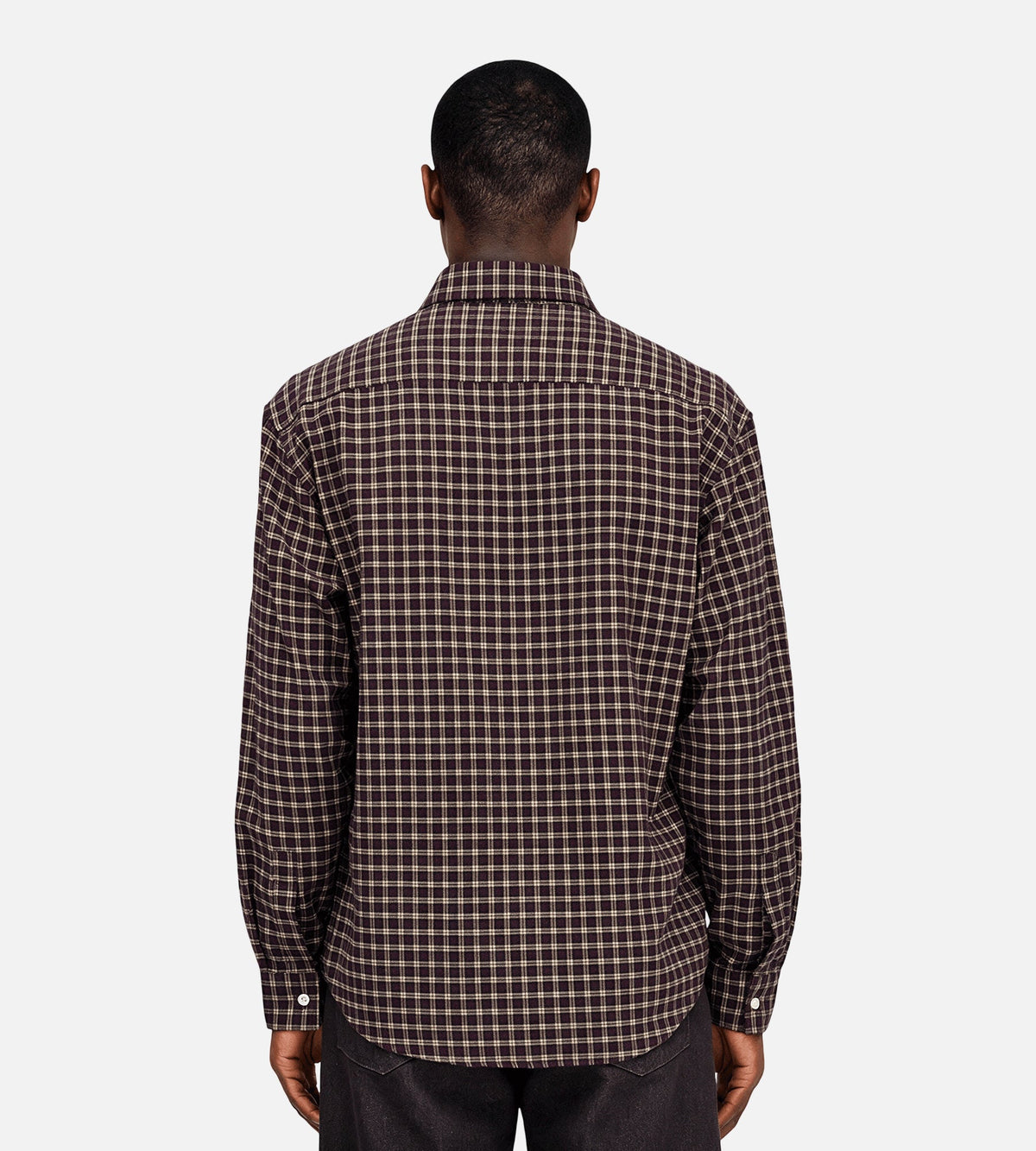 NN.07 Deon 5465 Shirt Bordeaux Check