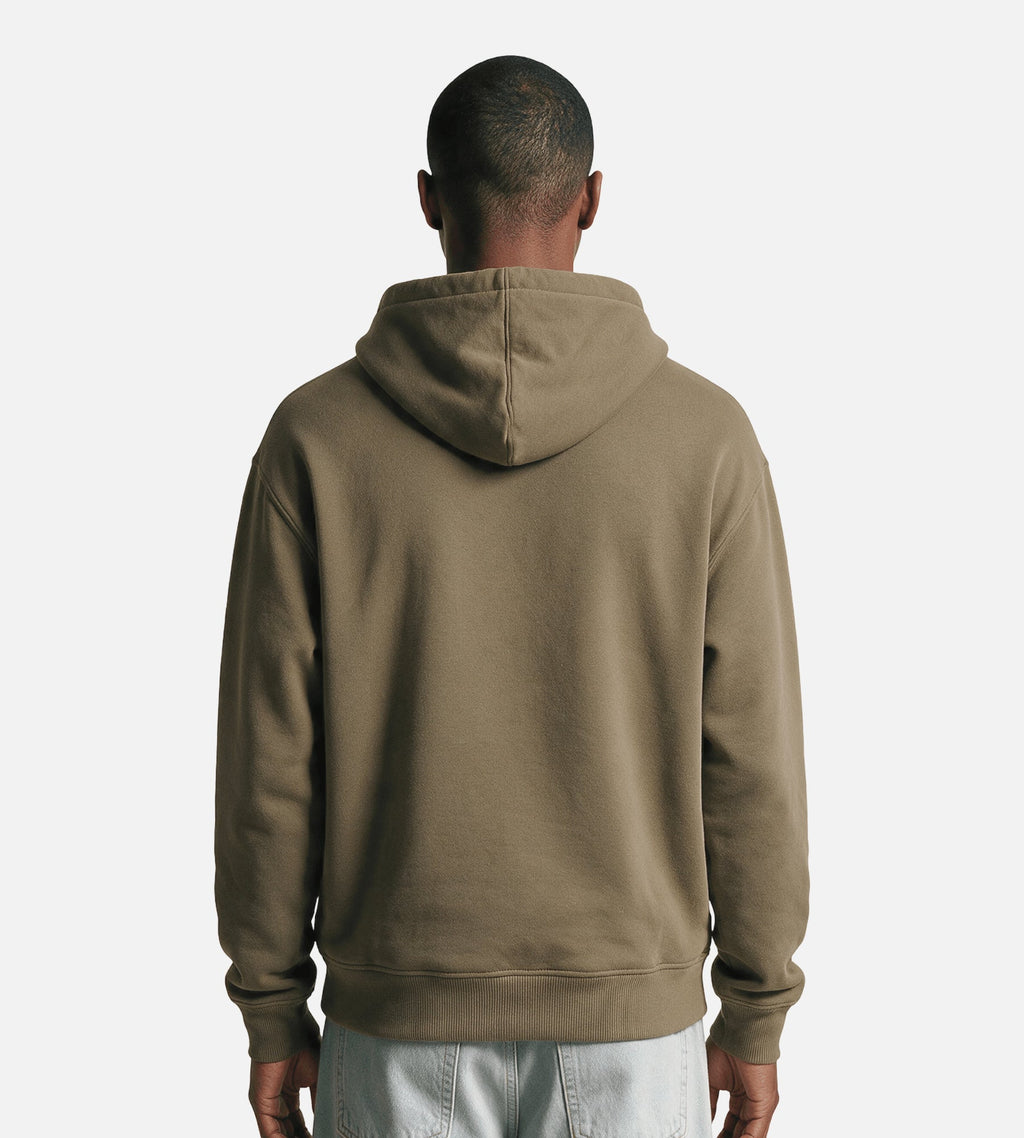 Daily Paper Self Fabric Oversized Orbit Hoodie Stone Gray