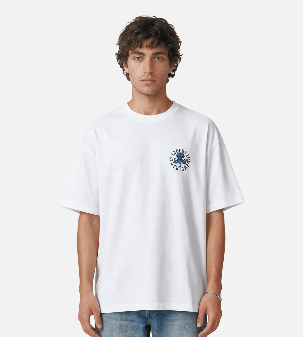 Libertine-Libertine Broke New Lobster Club 3515 Tee White
