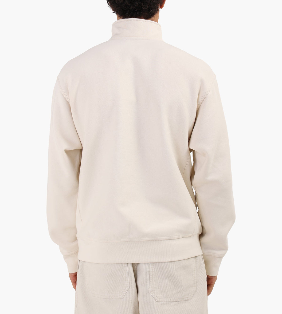 Carhartt WIP Half Zip American Script Sweater Natural