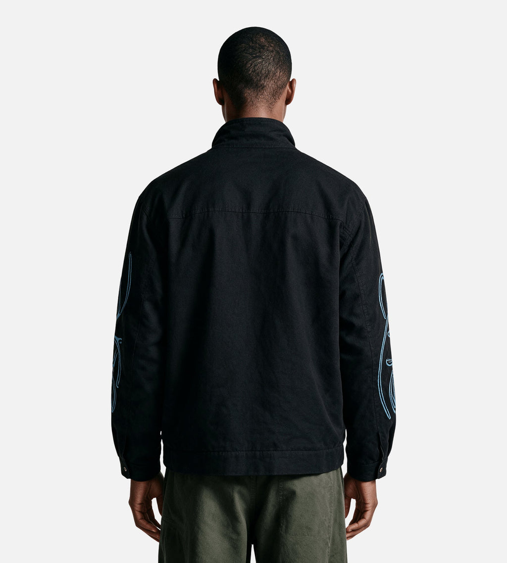 Arte Antwerp Swirl Utility Jacket Black