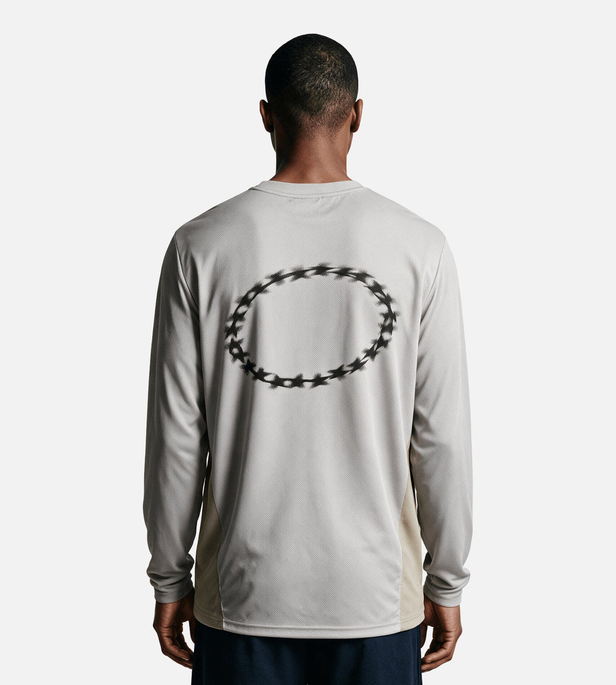 Obey Basecamp Knit Long Sleeve Shirt Drizzle Multi