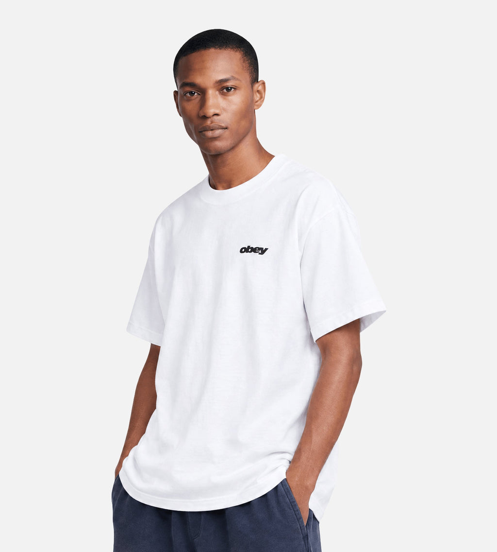 Obey Intercontinental Tee White