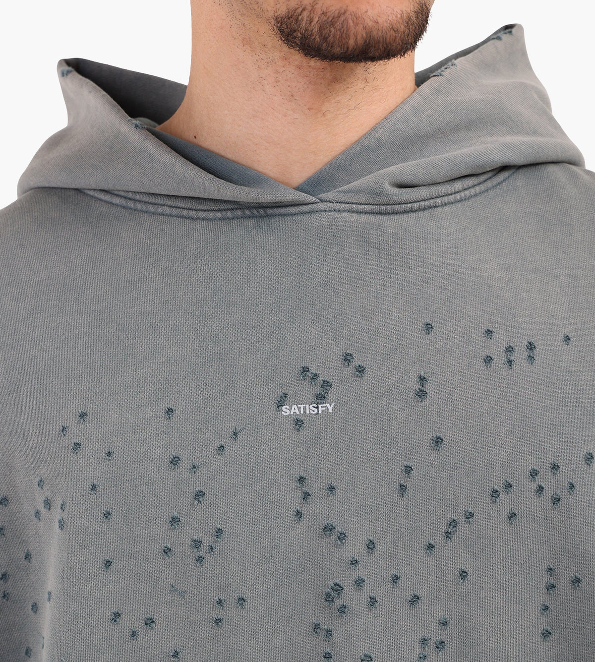 Satisfy MothTech Hoodie Faded Black