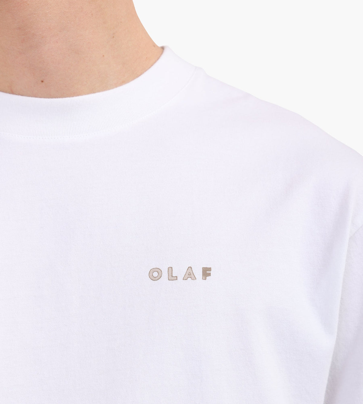 OLAF Felted Watercrest Tee Optical White