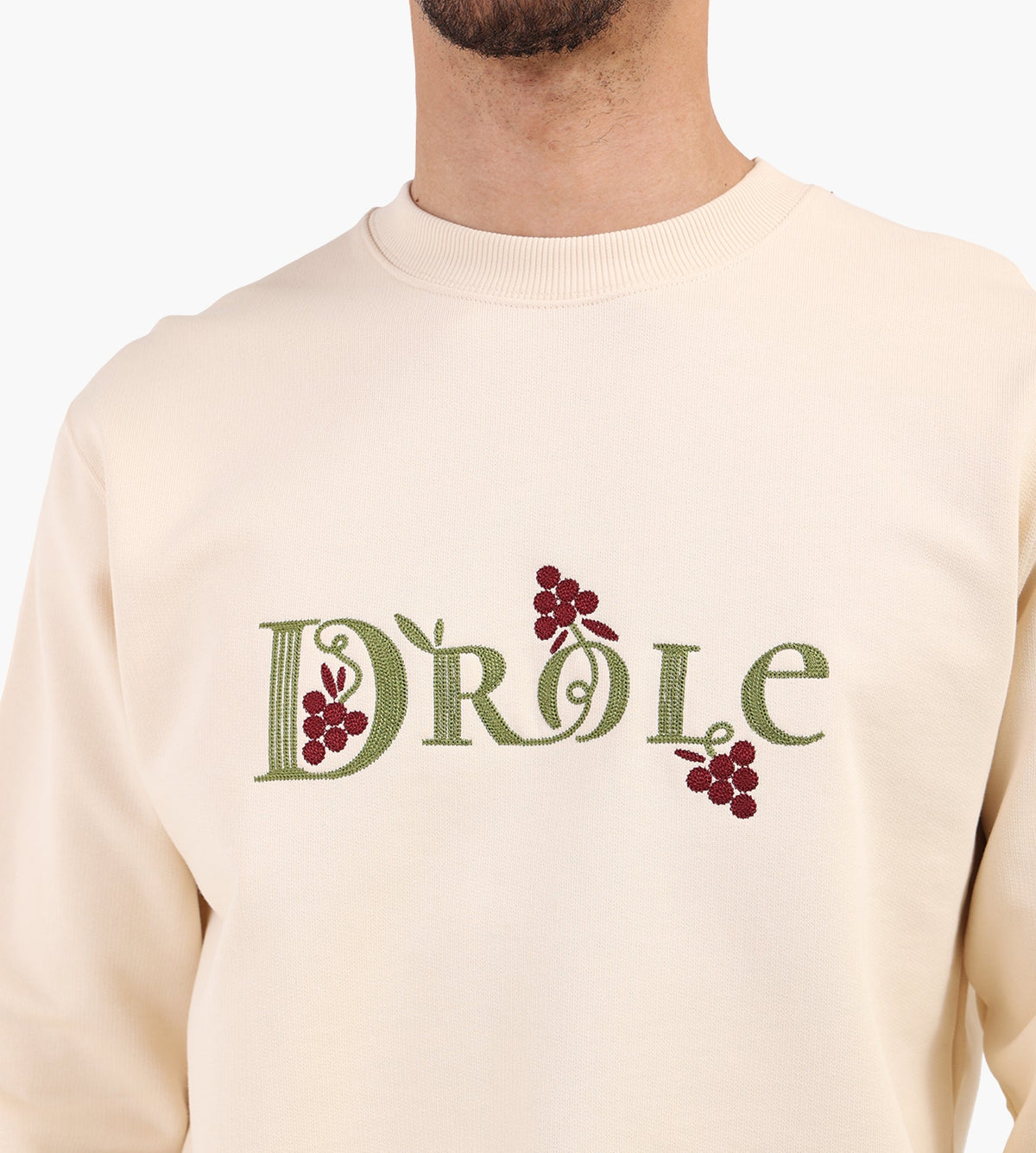 Drôle de Monsieur Drùle Heritage Sweatshirt Light Beige