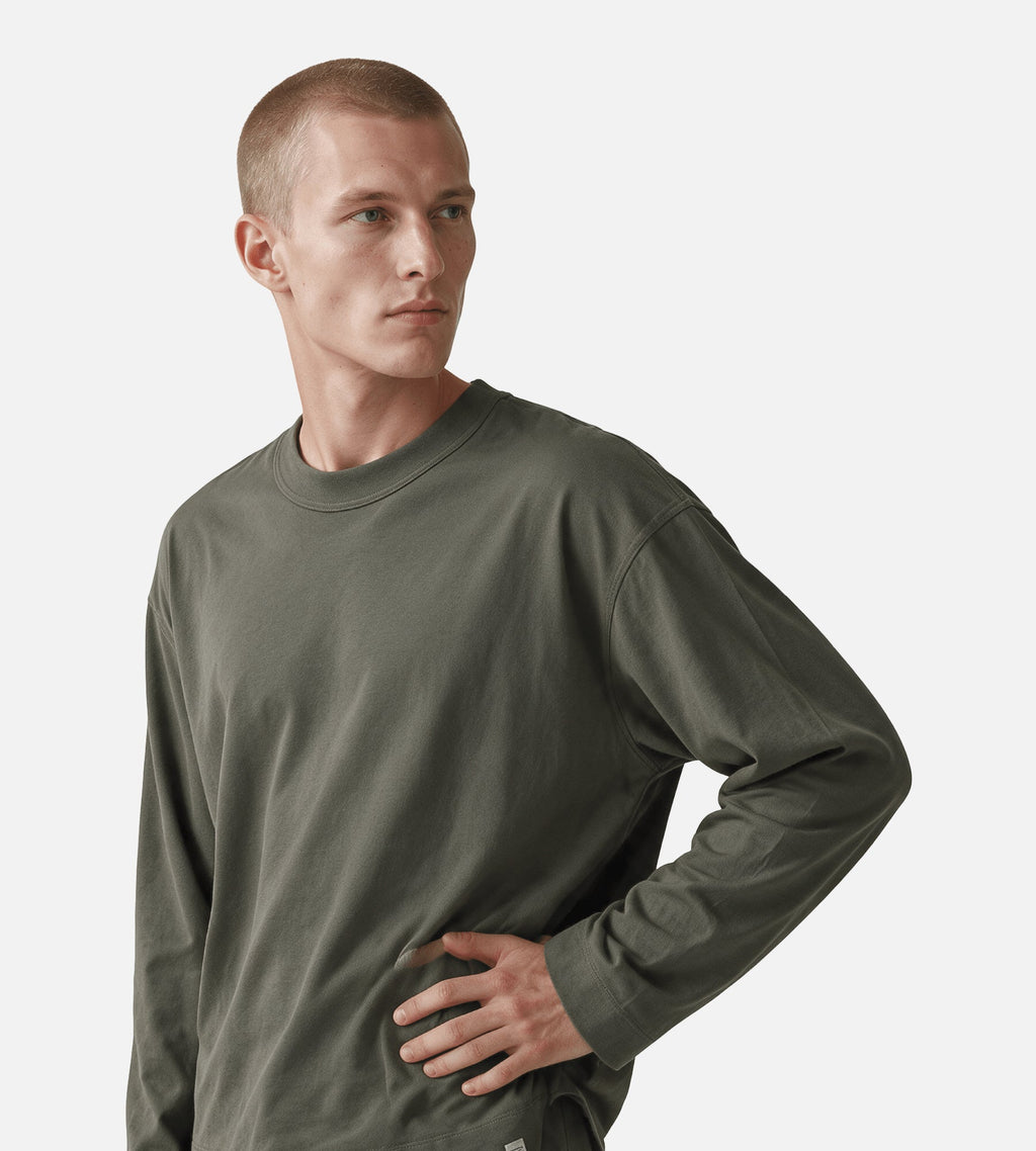 Norse Projects Isefjord Compact Cotton Longsleeve Beluga