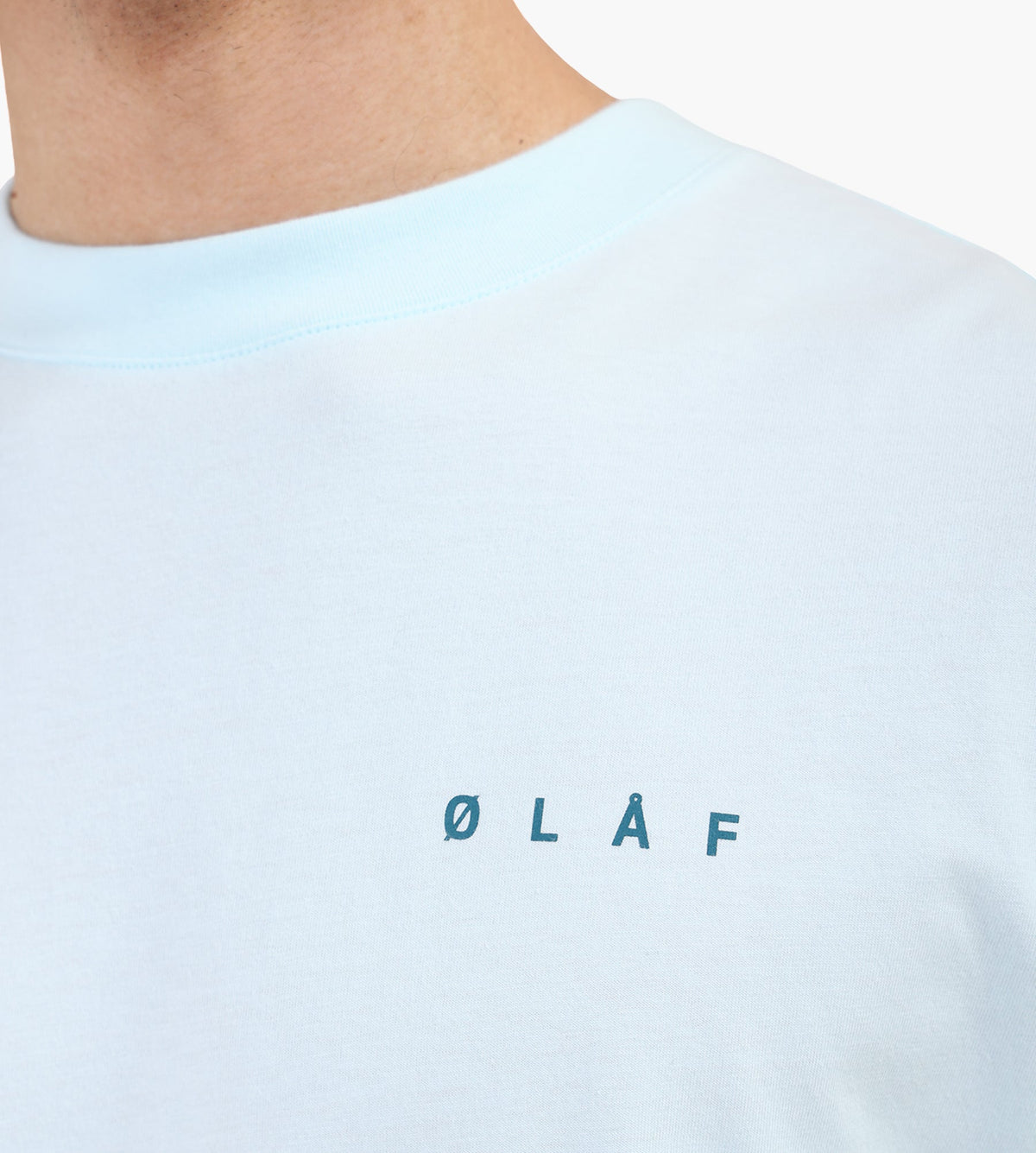 OLAF Dotted Face Tee Salt Air