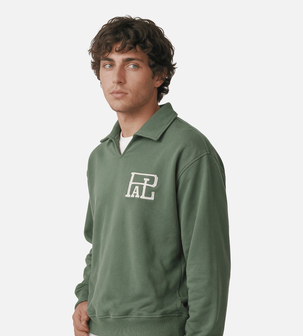 PAL Sporting Goods P&L Polo Sweatshirt Light Green