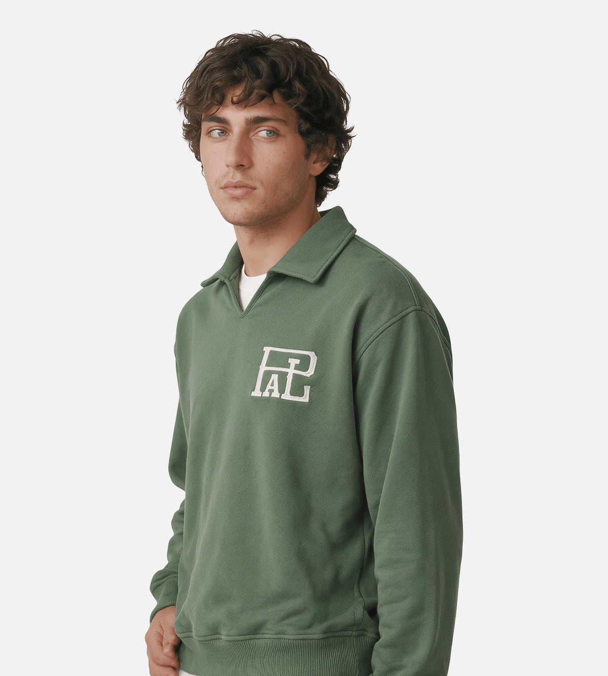 PAL Sporting Goods P&L Polo Sweatshirt Light Green