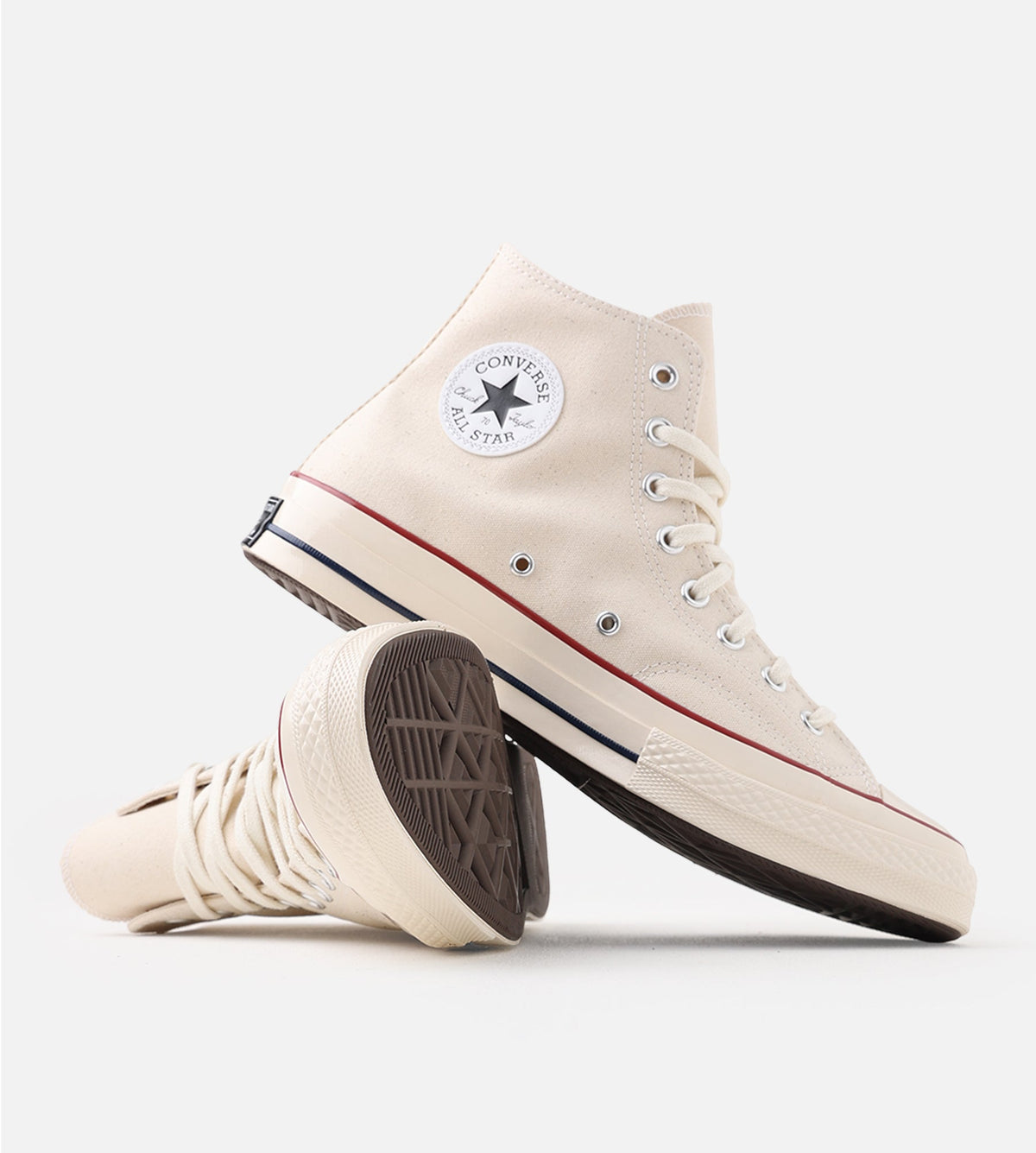 Converse Chuck 70 High Canvas Parchment Garnet Egret