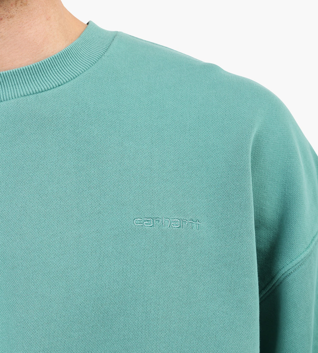 Carhartt WIP Benton Sweater Lily Garment Dyed