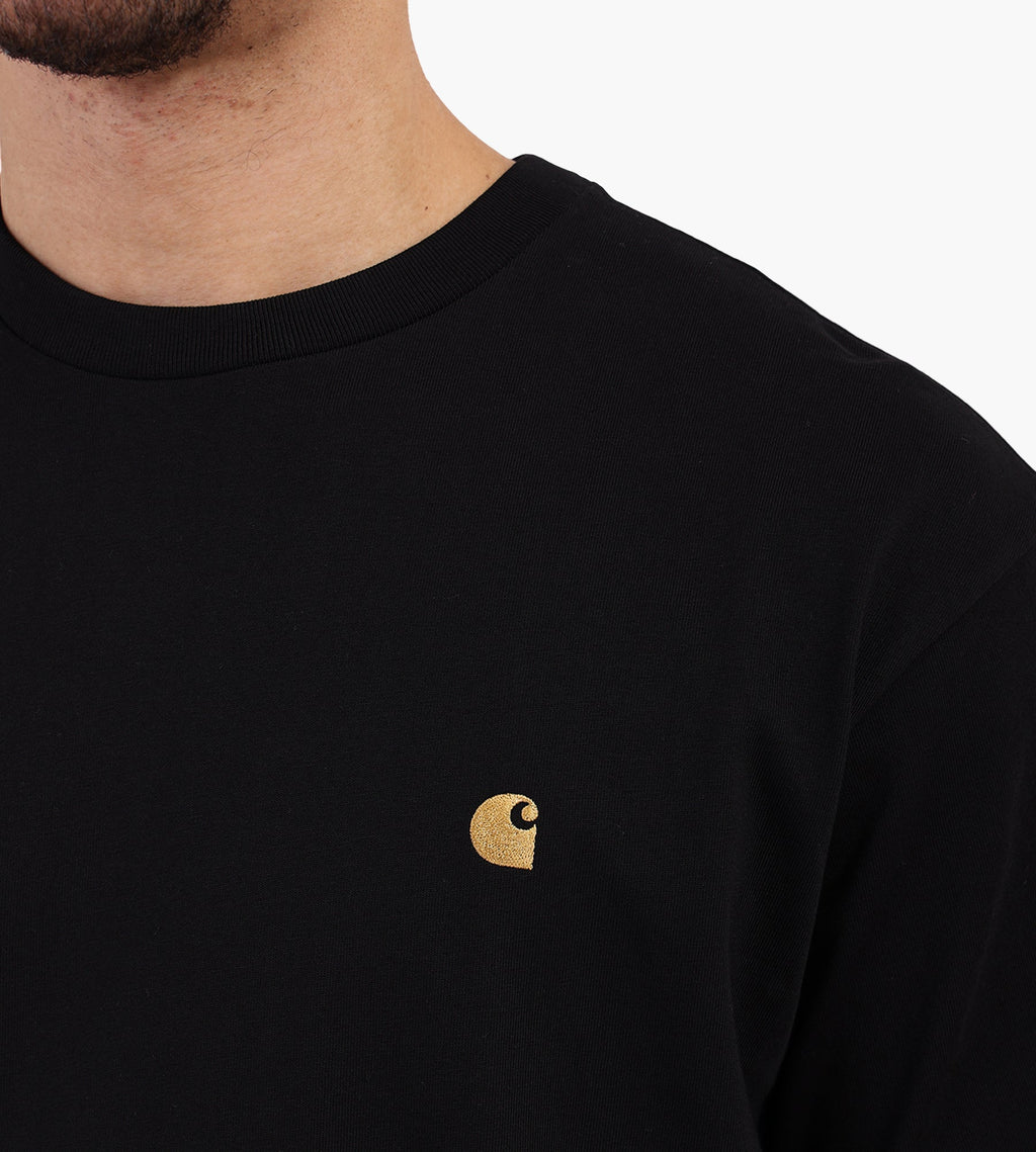 Carhartt WIP Chase T-Shirt Black Gold