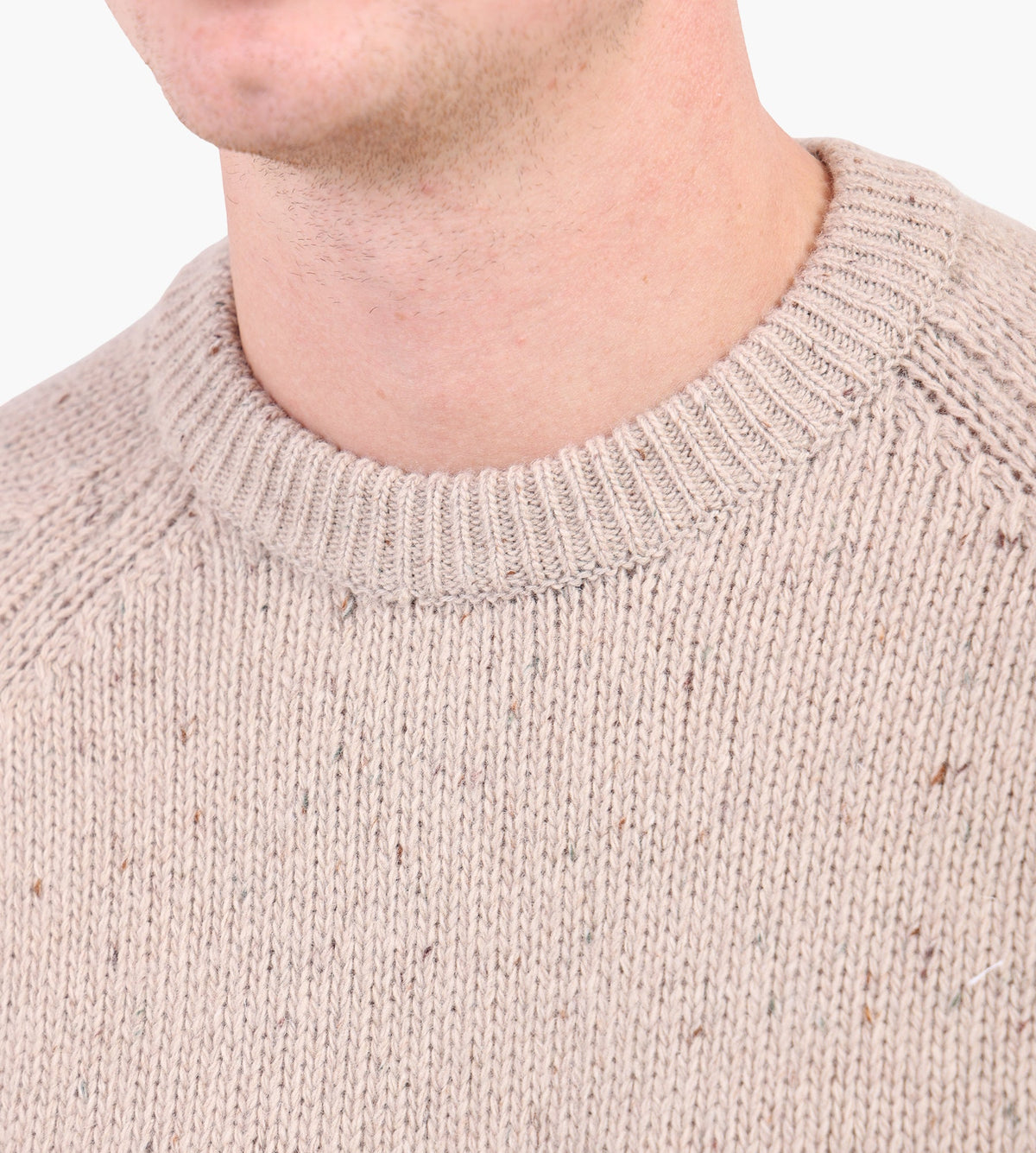 Carhartt WIP Anglistic Sweaterer Speckled Fleur De Sel
