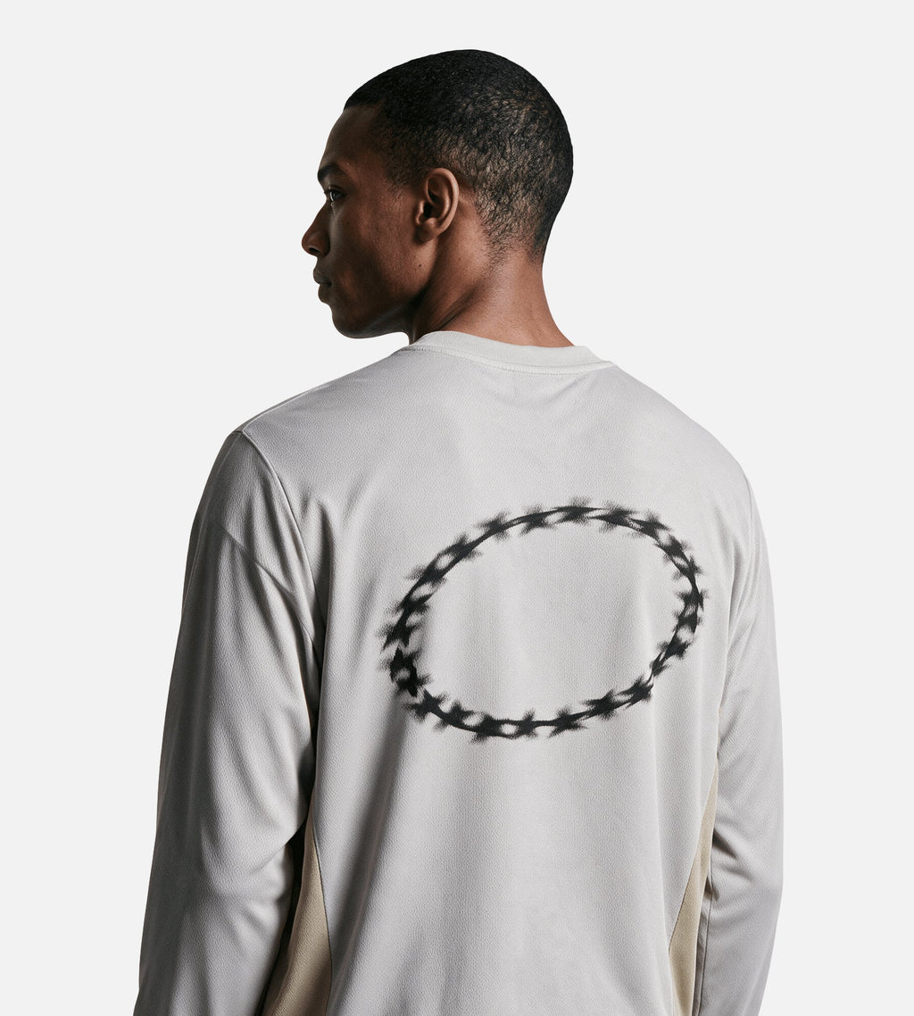 Obey Basecamp Knit Long Sleeve Shirt Drizzle Multi