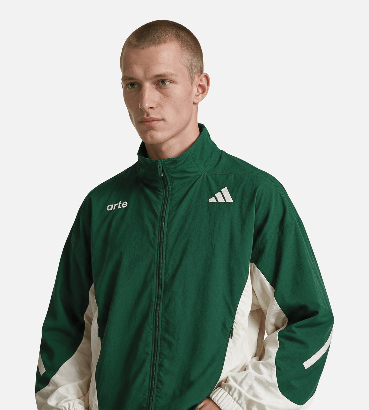 Adidas x Arte Zne Mm Full Zip Amagrn Owhite