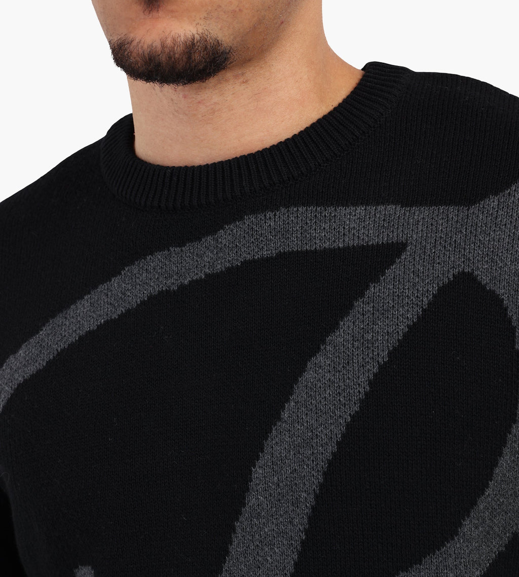 Baskèts B Knit Crewneck Black