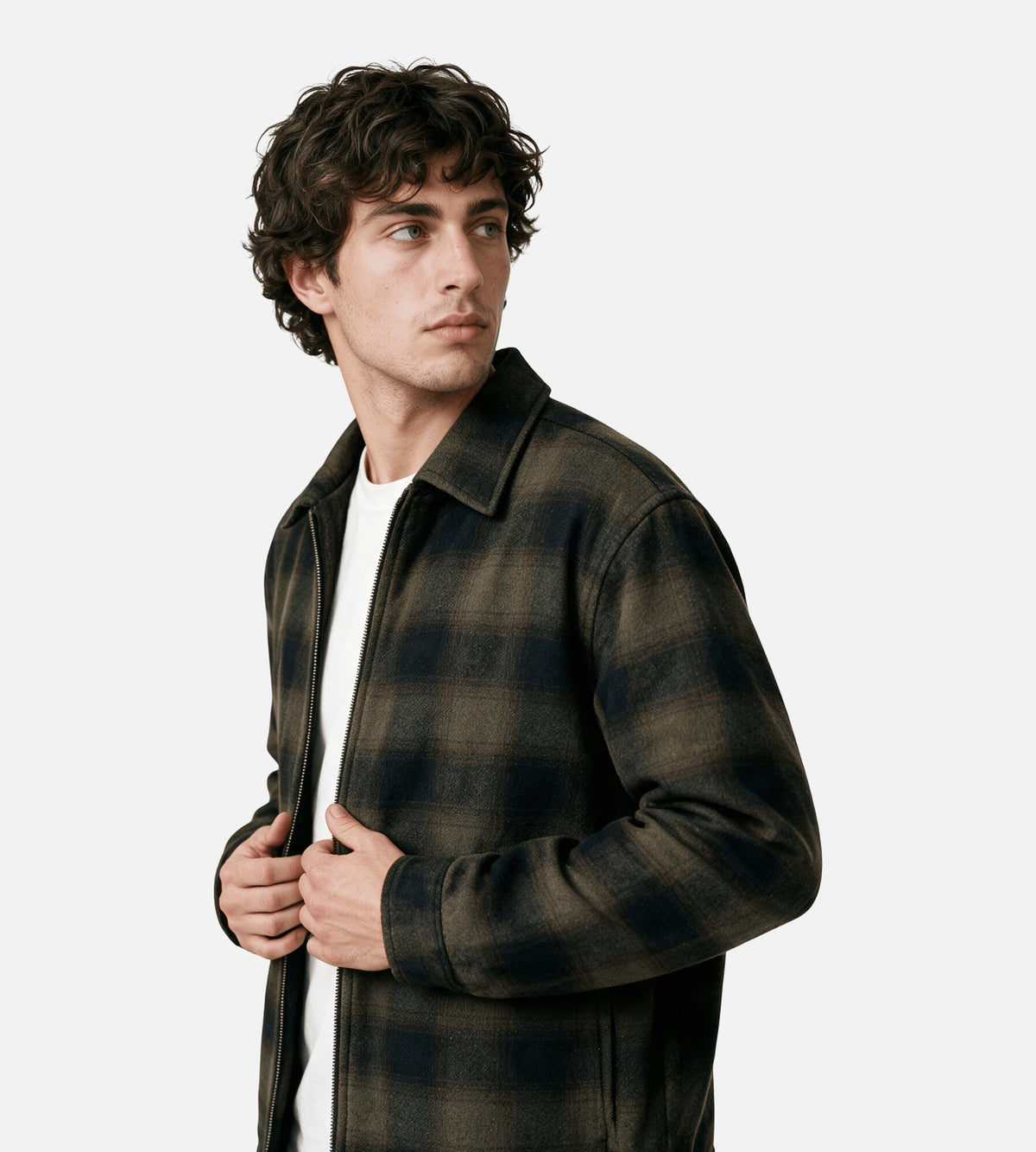 Carhartt WIP Alton Jacket Alton Check Cypress