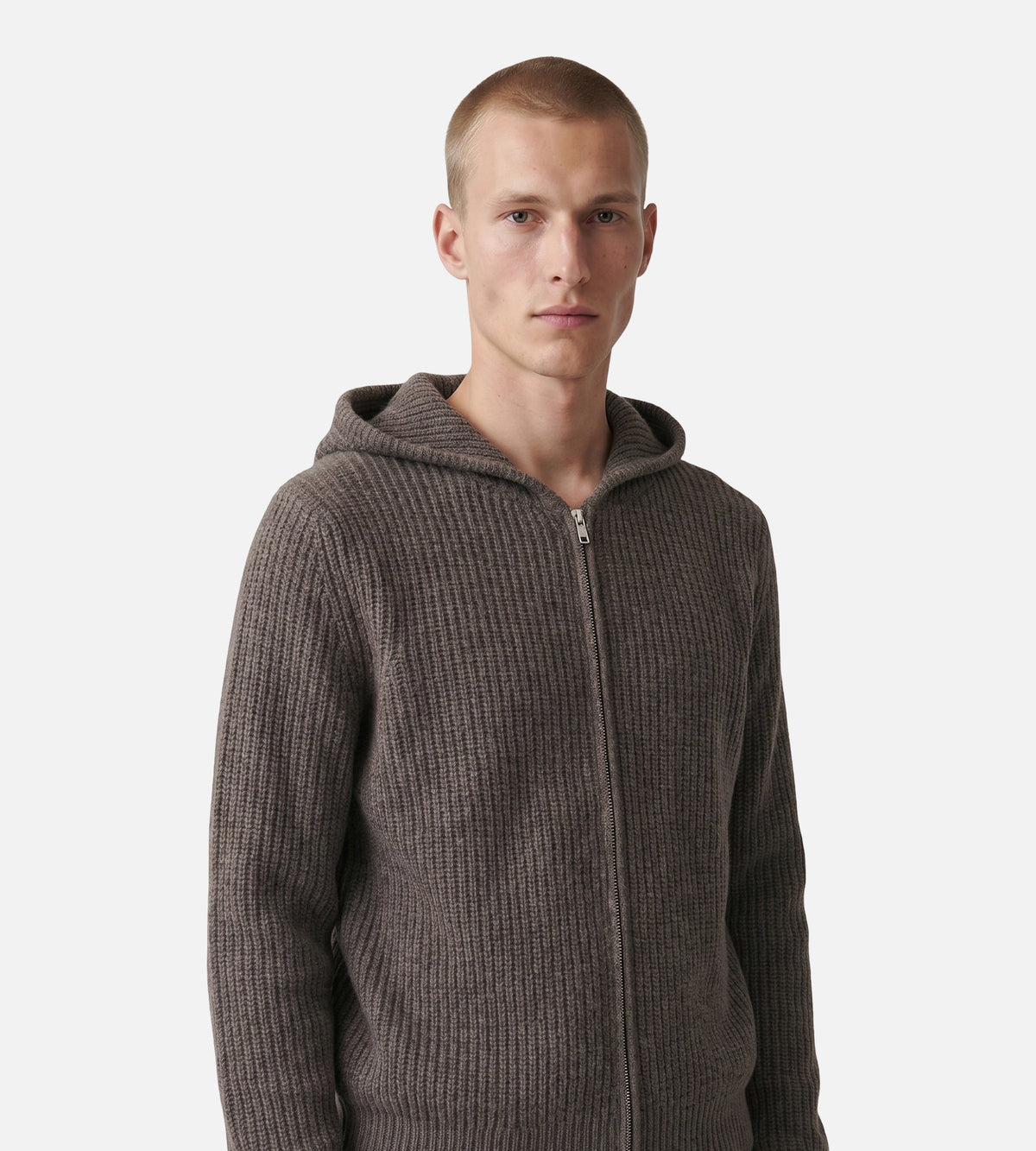 Won Hundred Glasgow Knit Hood M Major Brown