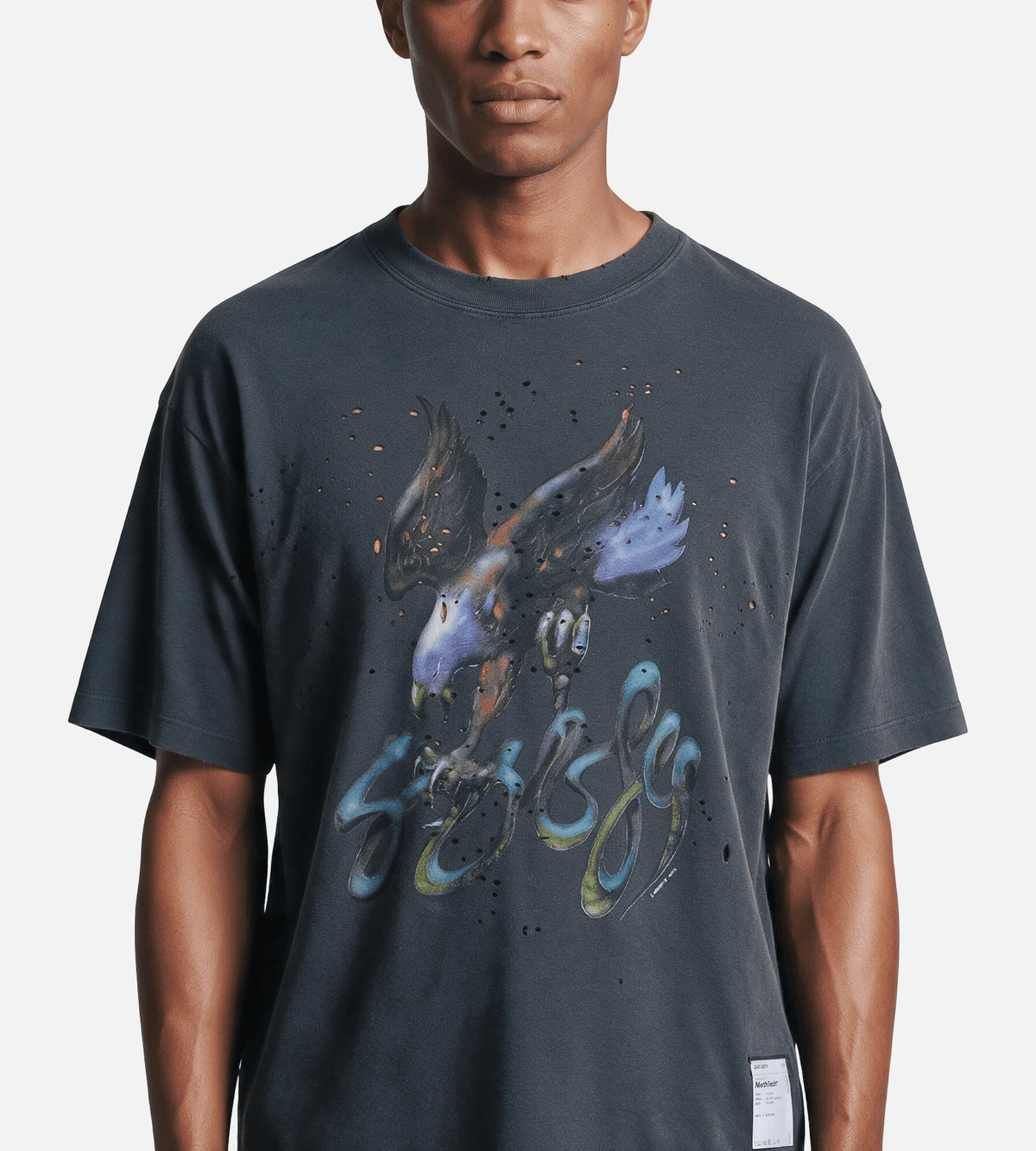 Satisfy MothTech T-Shirt Aged Black Eagle