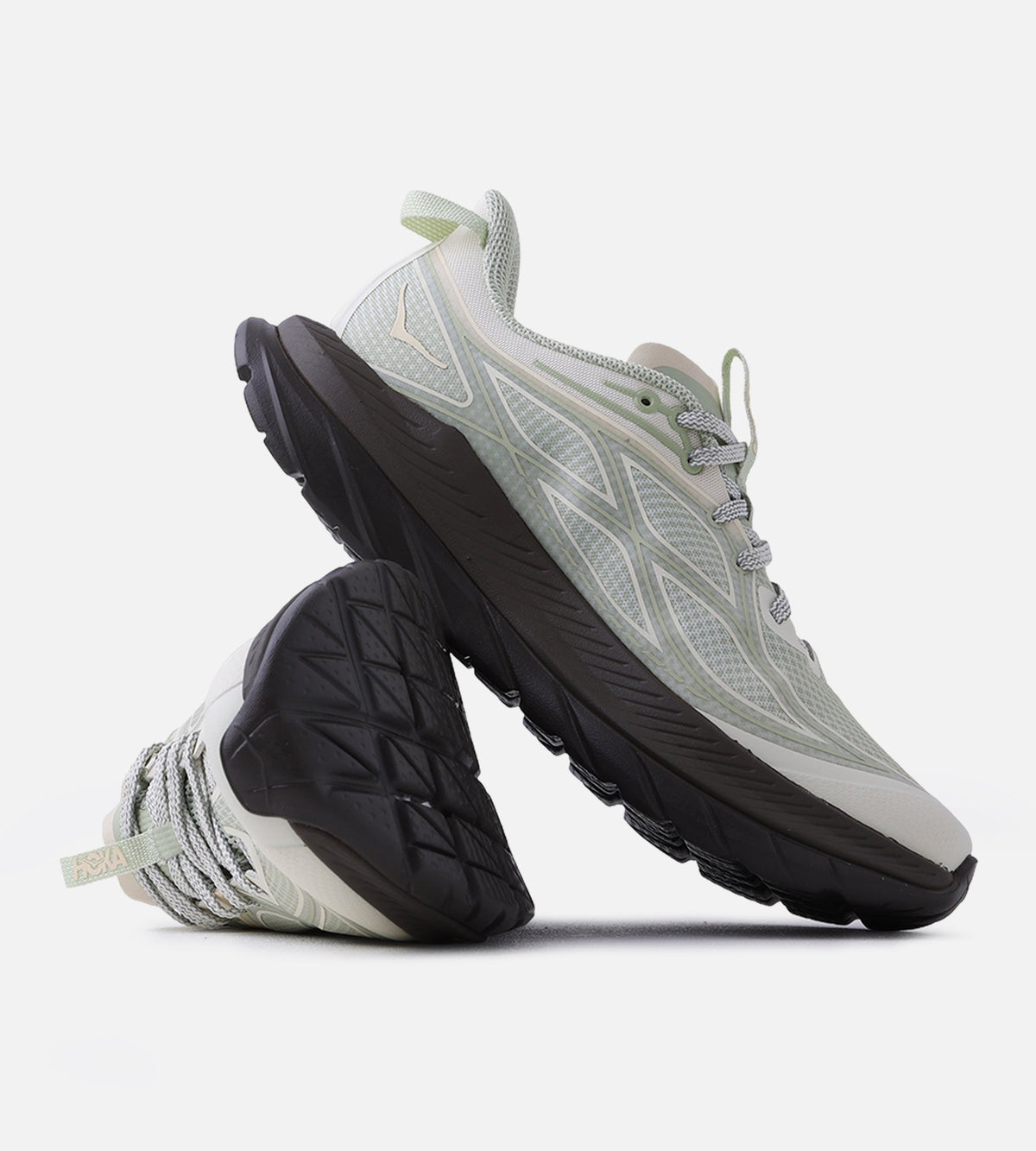 Hoka M Mach Remastered Aura Morning Dew Cliff Grey