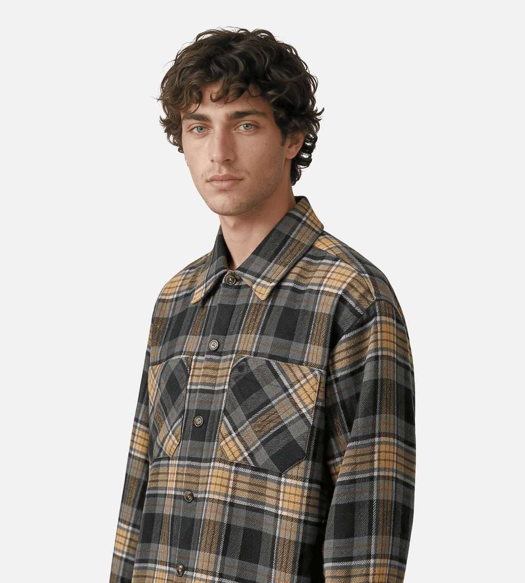 Carhartt WIP Long Sleeve Parson Shirt Parson Check Wip Dusty H