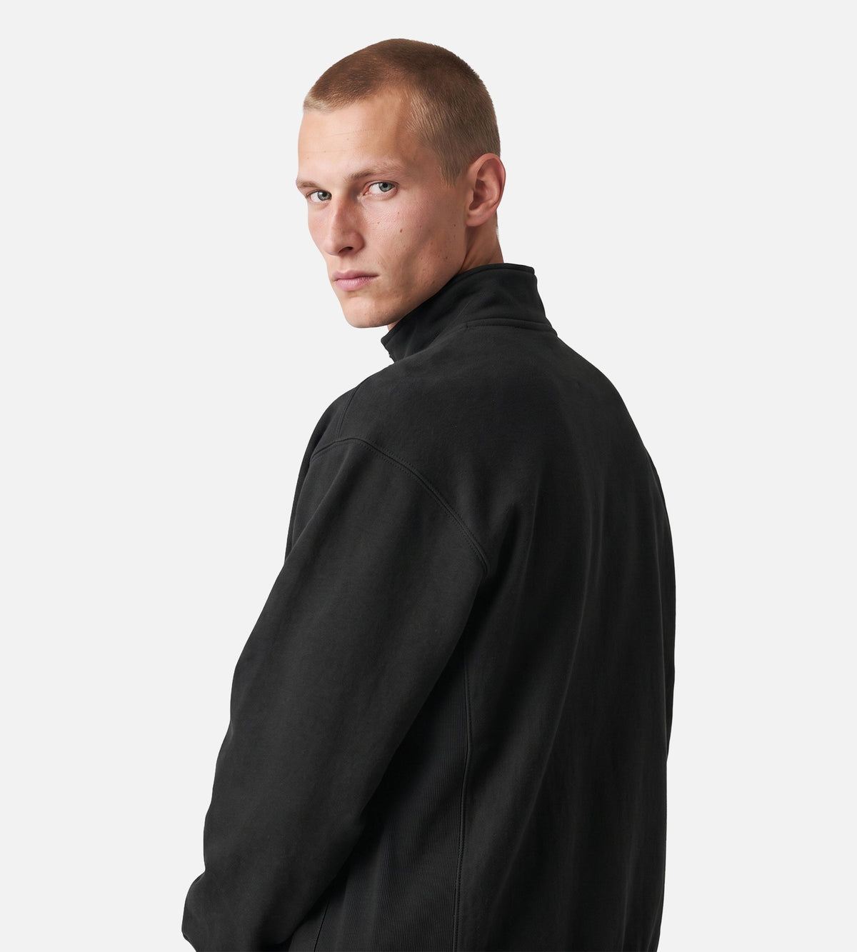 Carhartt WIP Half Zip American Script Sweater Raven