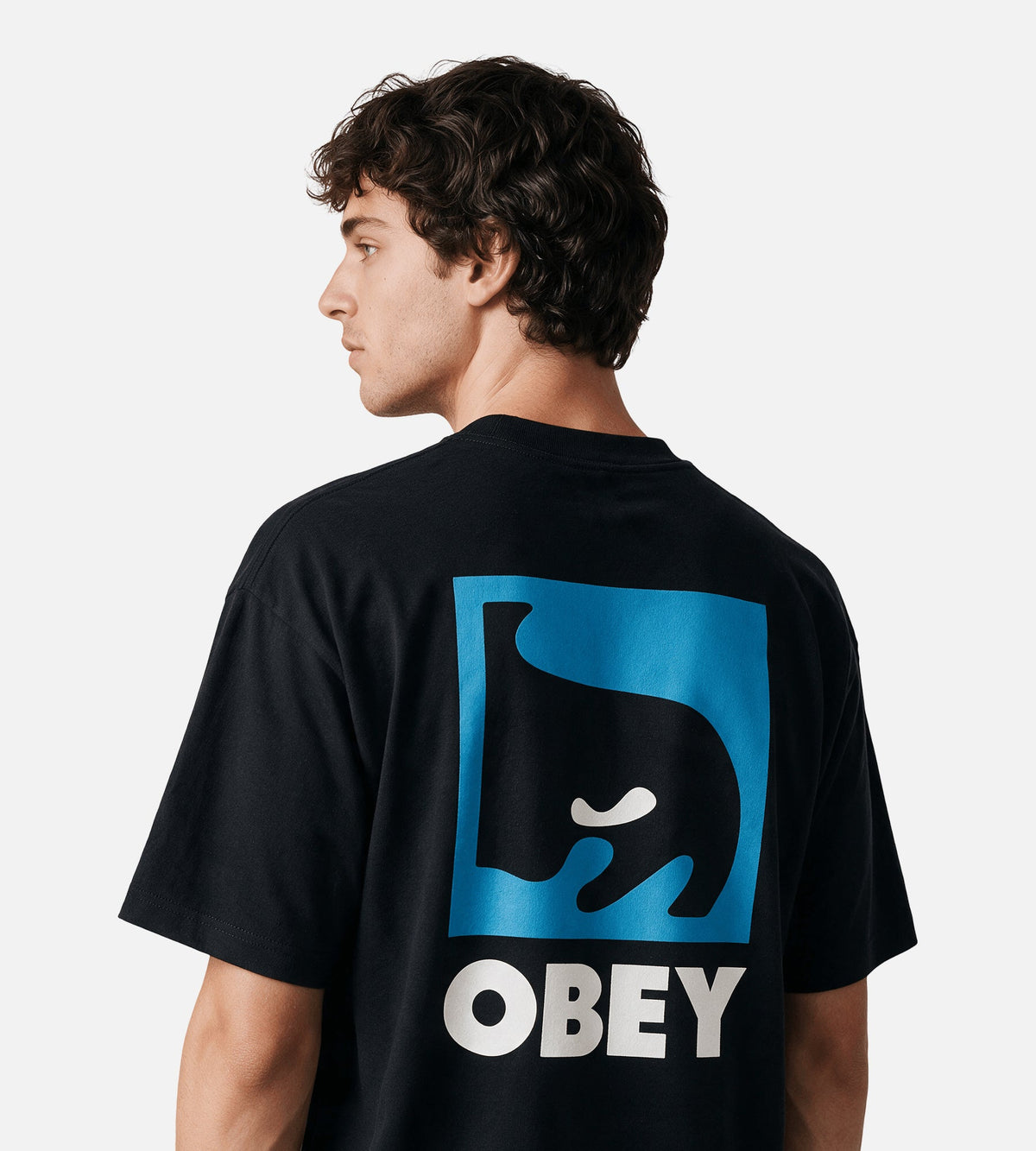 Obey Quarter Eye Icon Tee Black
