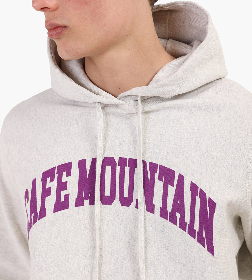 Café-Mountain College Logo Hoody Vintage Heather And Purple