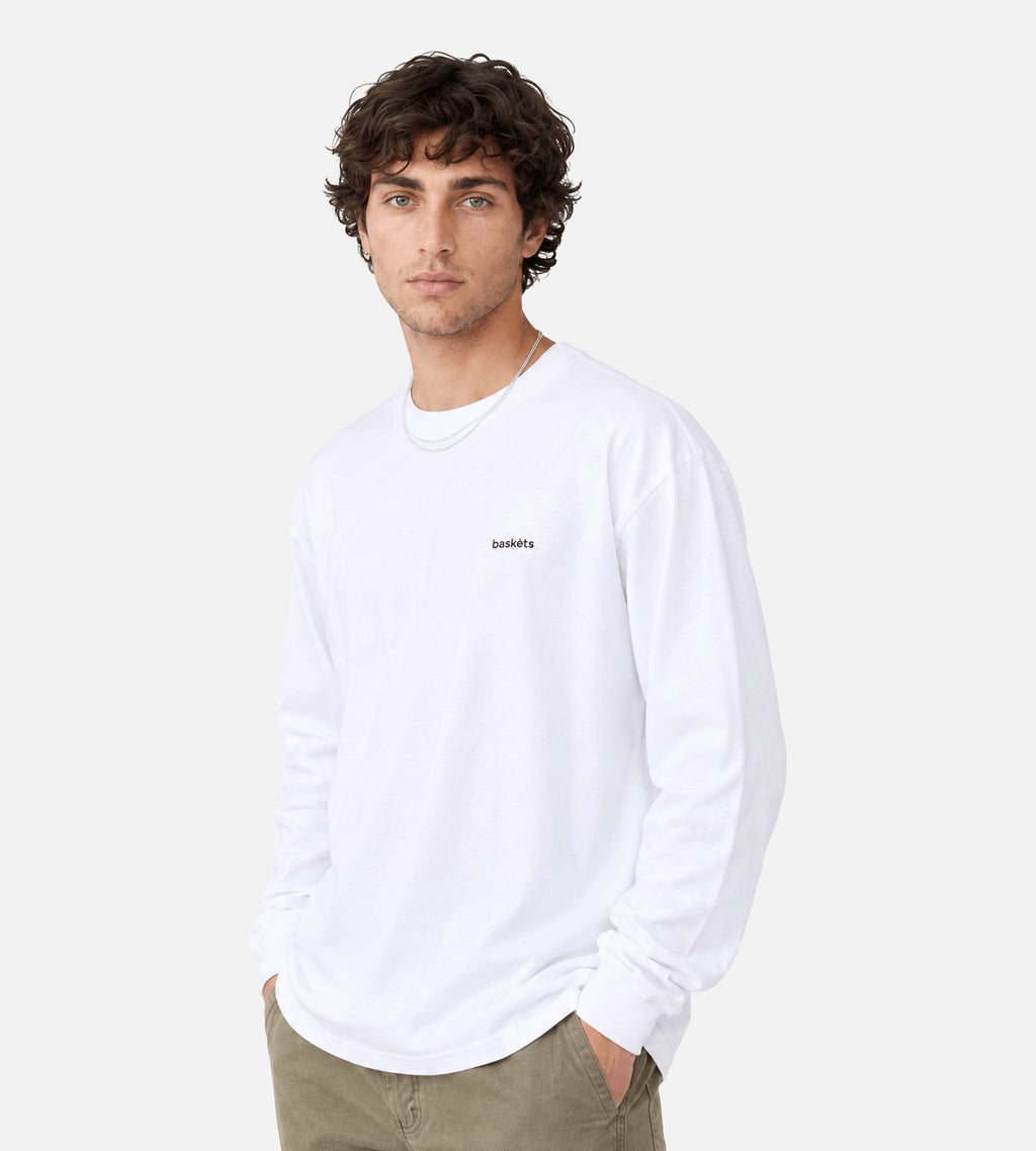 Baskèts Modern Essential Longsleeve White