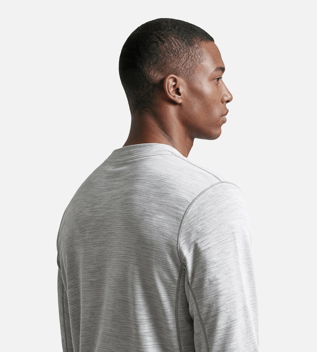 Oakley Spruce Wool LS Base Layer Cement Melange