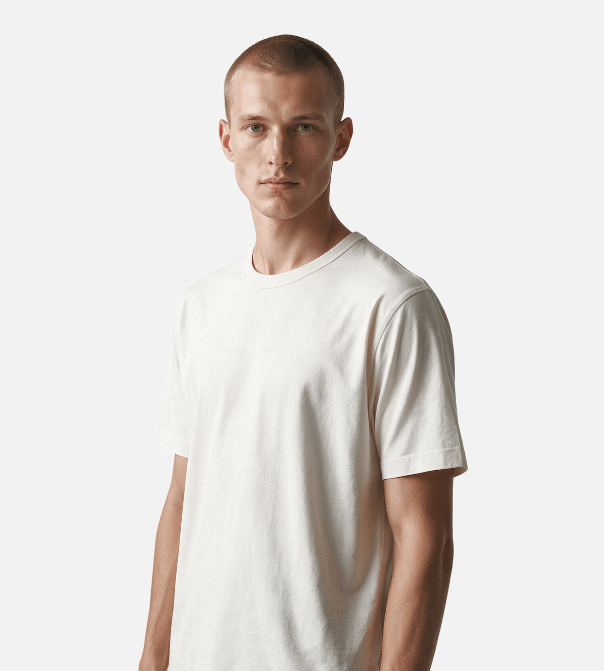 Norse Projects Elmelunde Soft Compact Cotton T-shirt White