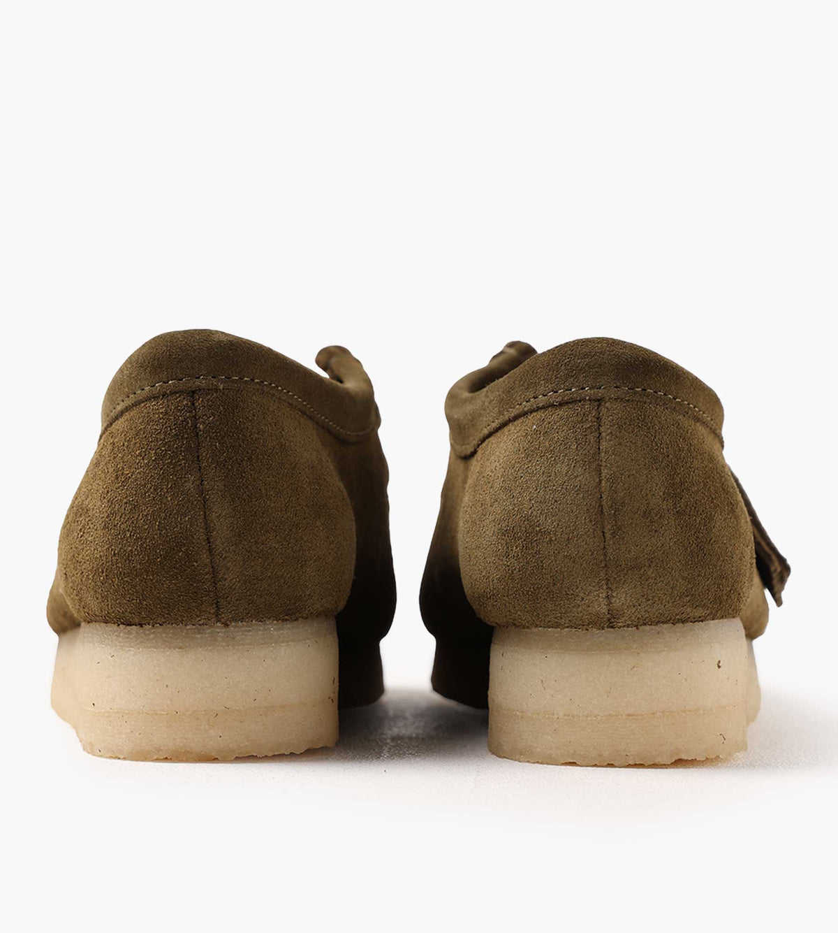 Clarks Originals Wallabee. Olive Suede