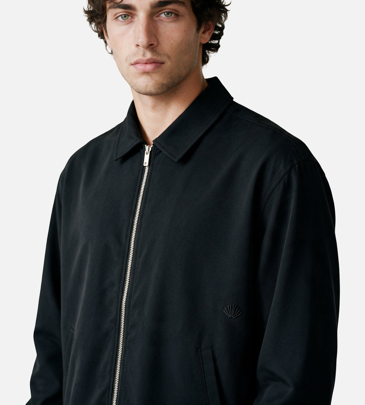 New Amsterdam Surf Association F26 Zip Up Shirt Black