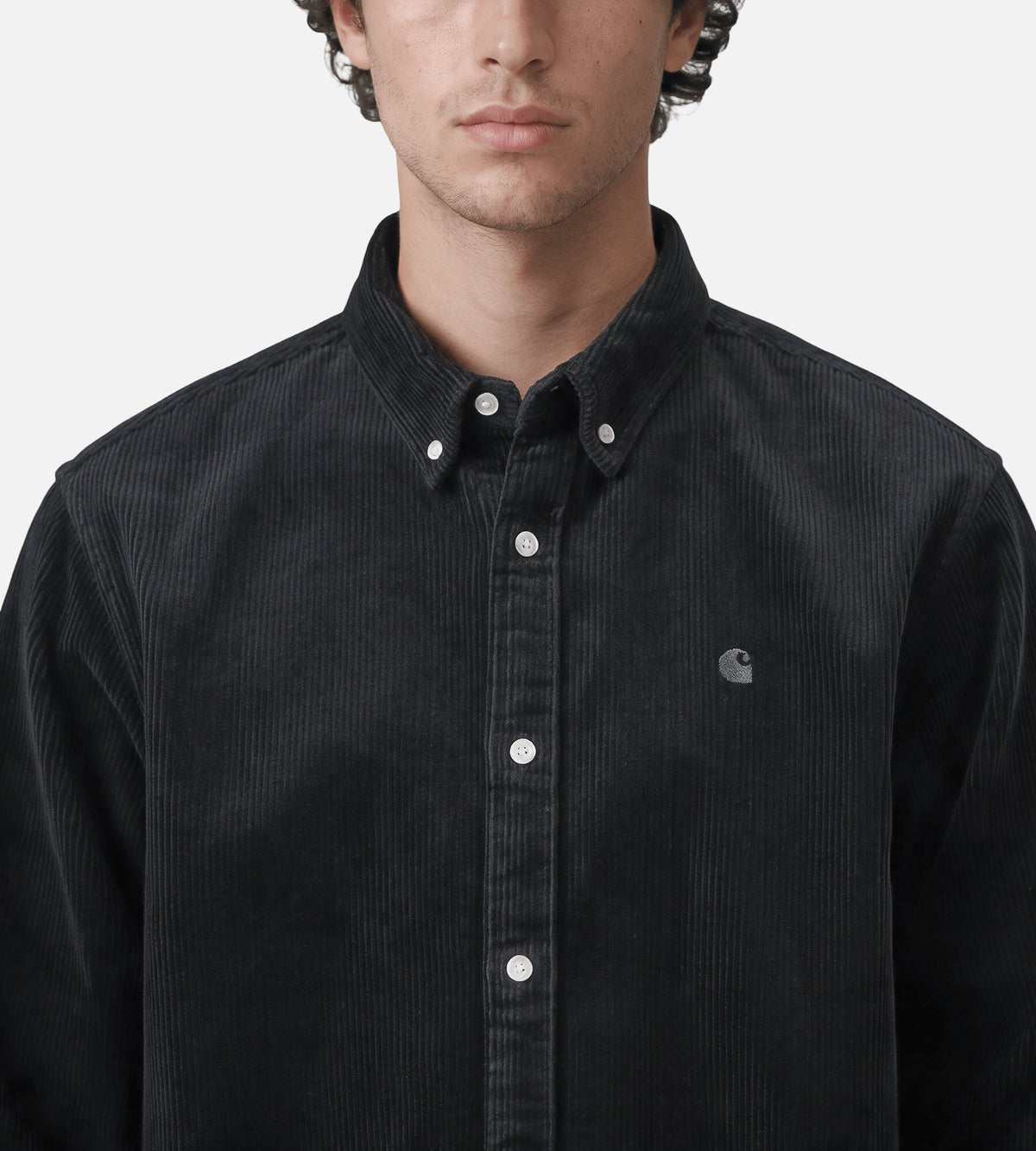 Carhartt WIP Long Sleeve Madison Cord Shirt Soot