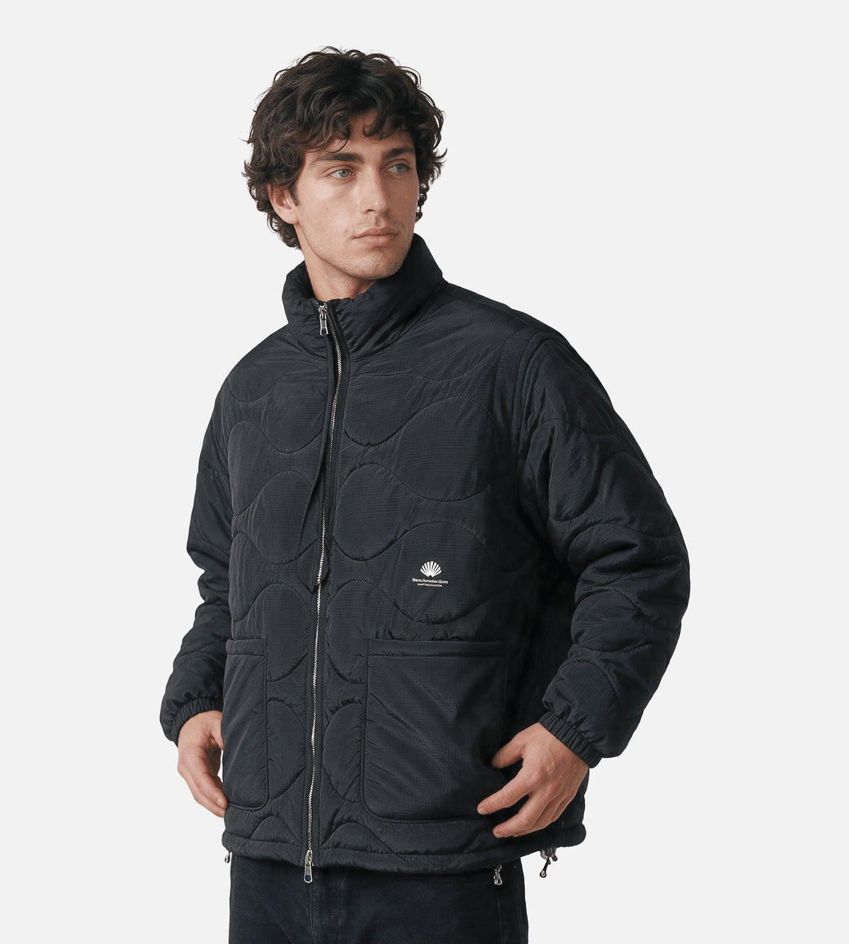 New Amsterdam Surf Association Detachable Jacket Black