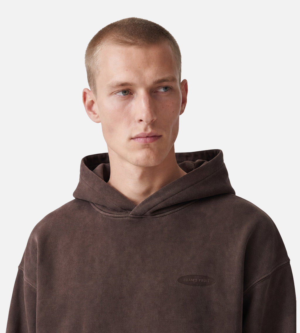 Bram's Fruit Distressed “F*ck Off I’m Gardening” Hoodie Brown