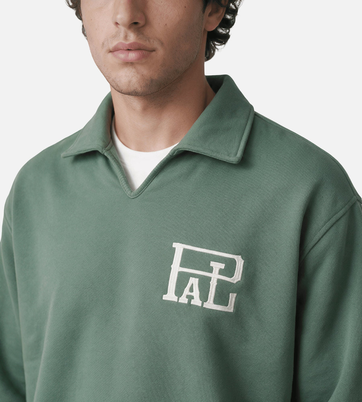 PAL Sporting Goods P&L Polo Sweatshirt Light Green